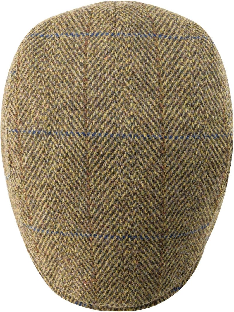 FEINION Men Wool Blend Flat Cap Tweed Newsboy Ivy Hat - Image 4